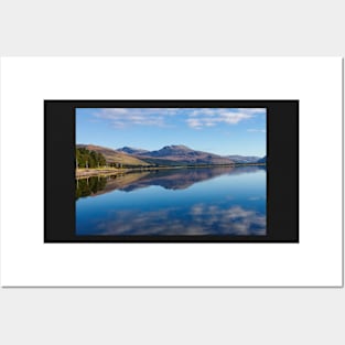 Loch Carron from the village of Lochcarron Posters and Art